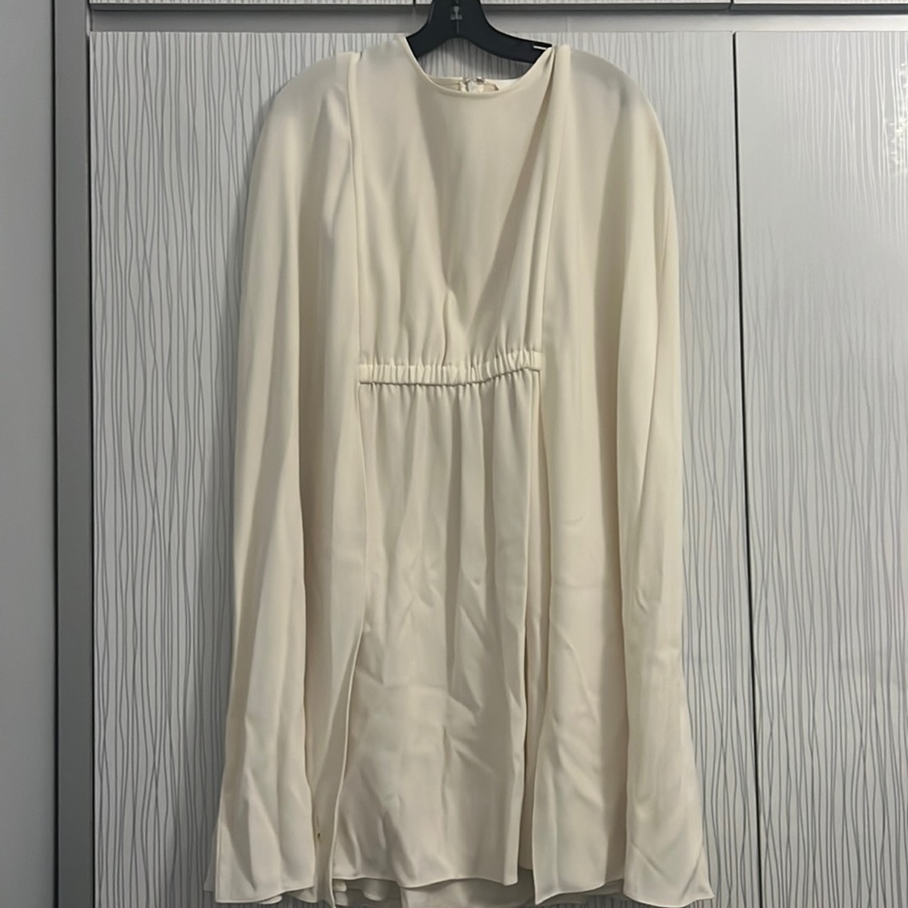 CO cape dress in ivory size m!